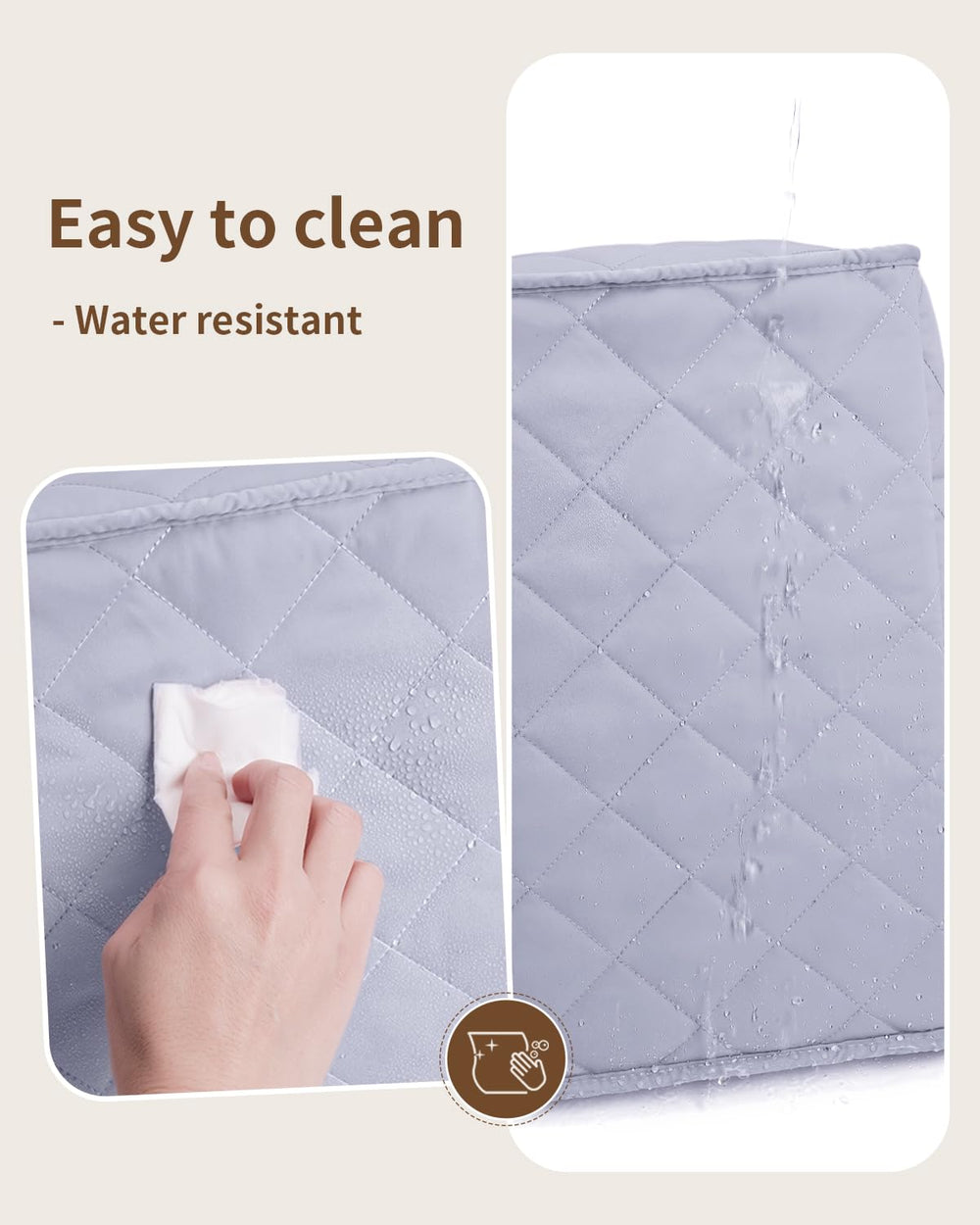CEI-CEI diaper caddy is portable for easy room or car use