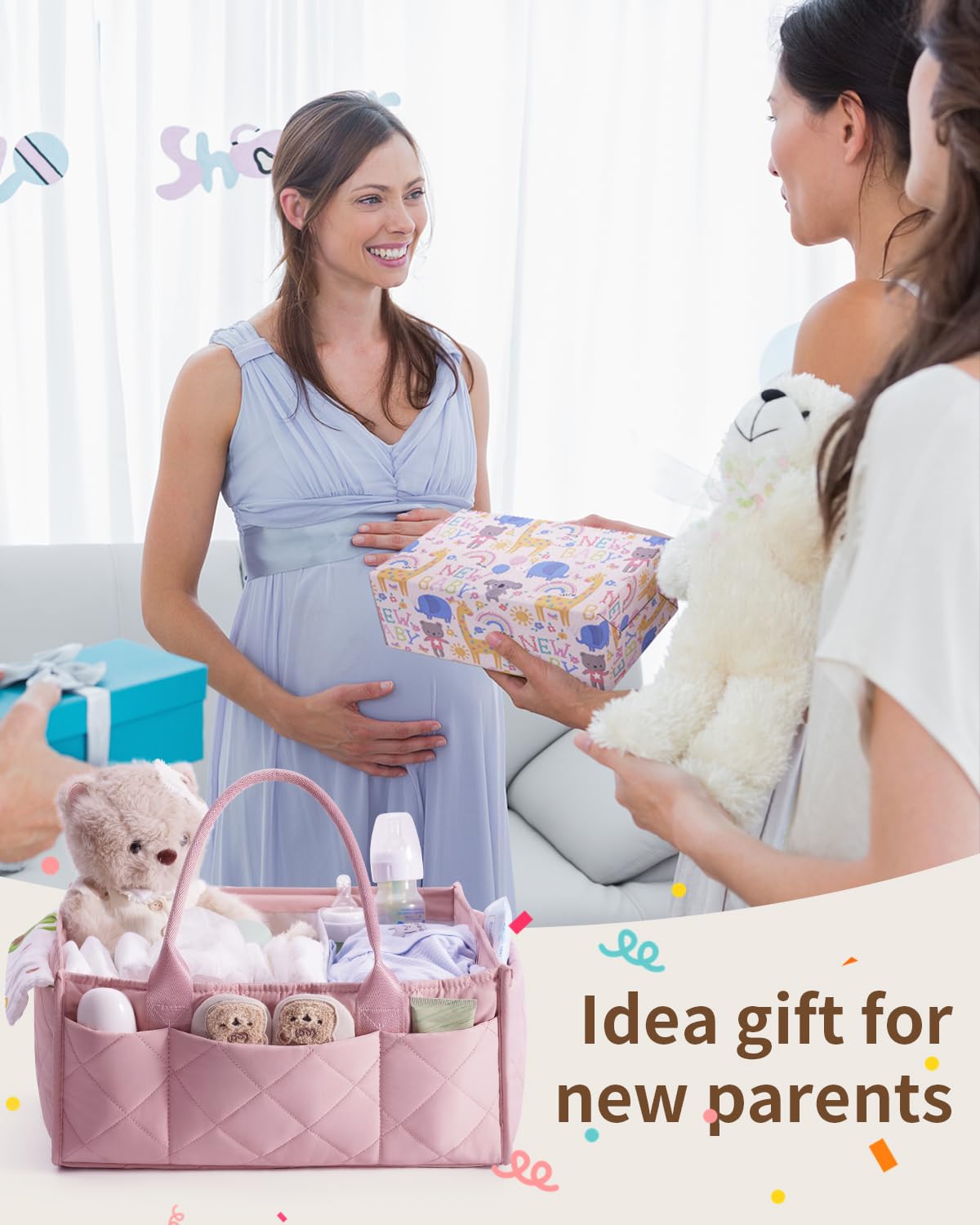 CEI-CEI diaper caddy travel-ready in car for on-the-go organization