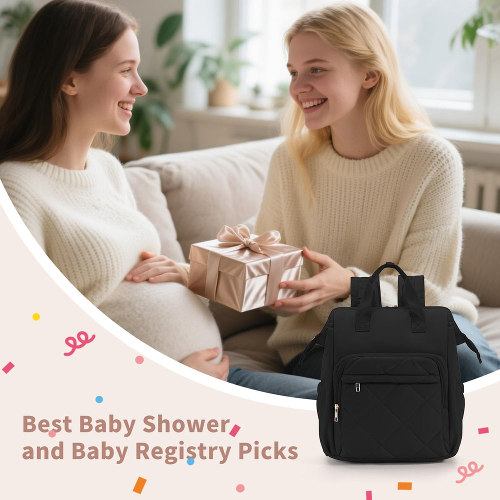 CEI-CEI diaper backpack intelligently organized interior keeps items in place.