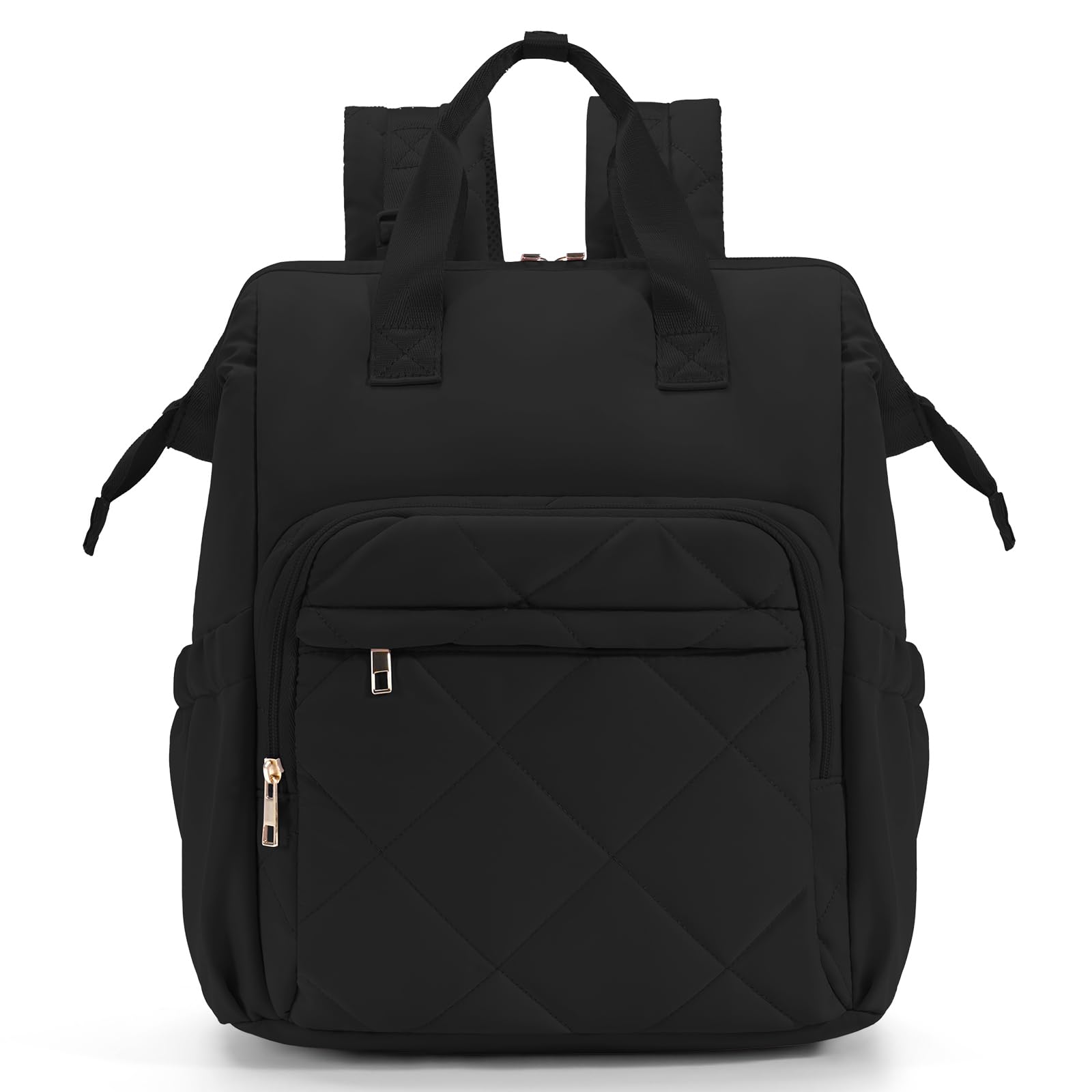 CEI-CEI diaper backpack wide-opening top for easy one-handed access.