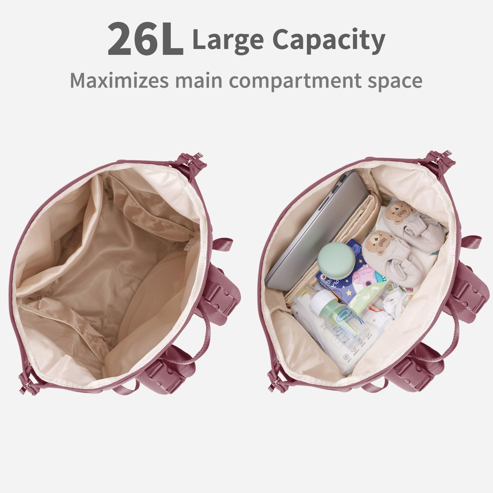 CEI-CEI diaper bag changing pad included for on‑the‑go changes.