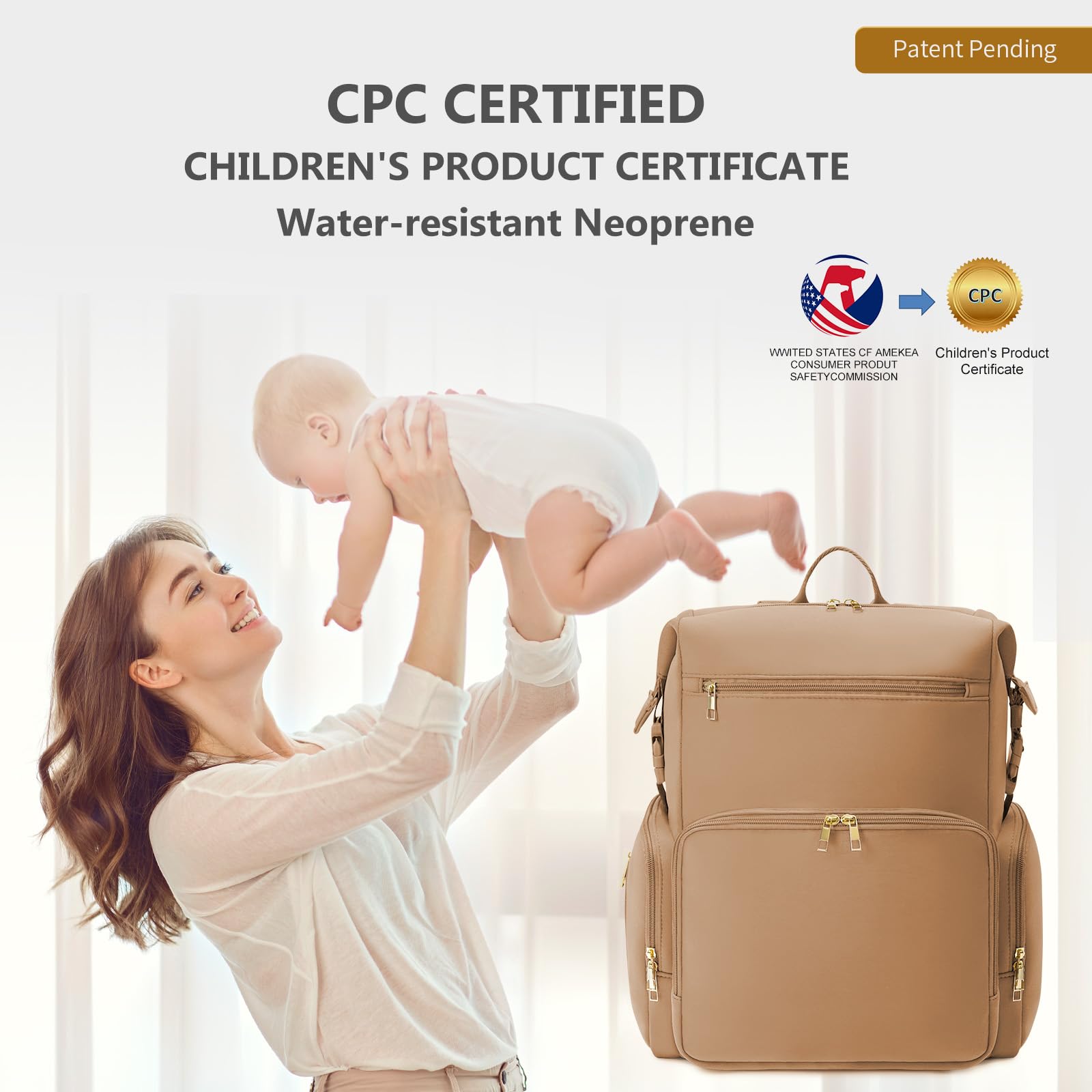 CEI-CEI diaper bag ideal for travel and daily outings