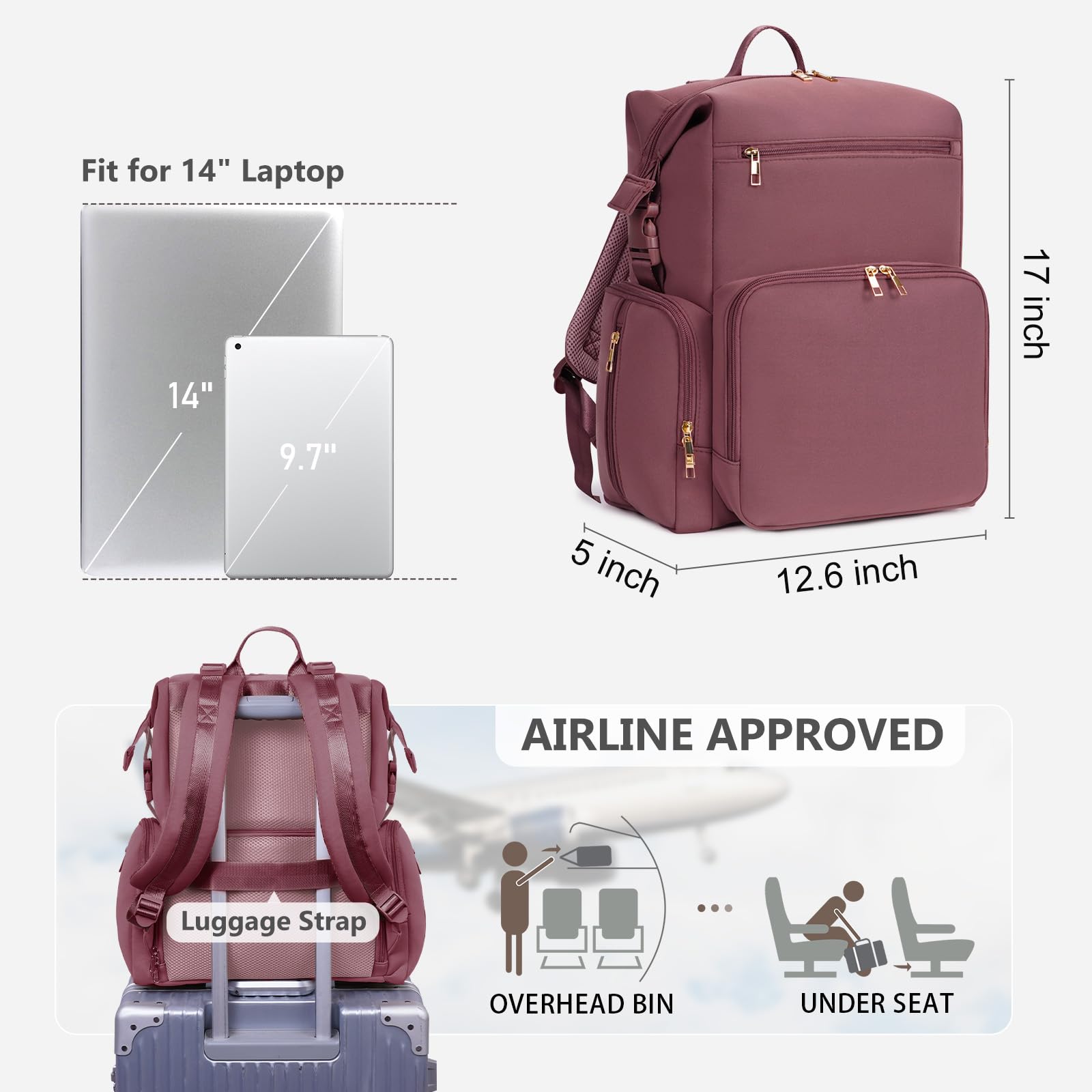 CEI-CEI diaper bag unisex design suitable for mom and dad.