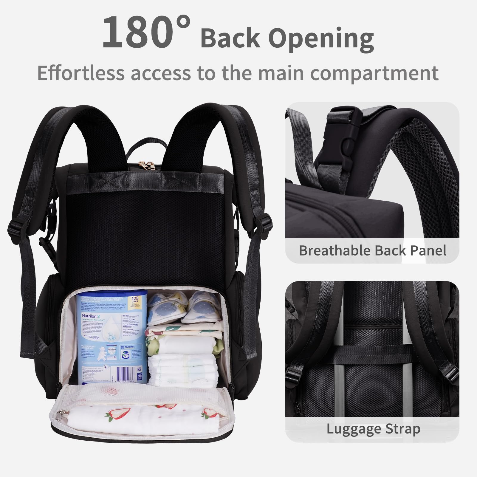 CEI-CEI water-resistant neoprene fabric protects gear during rain or spills