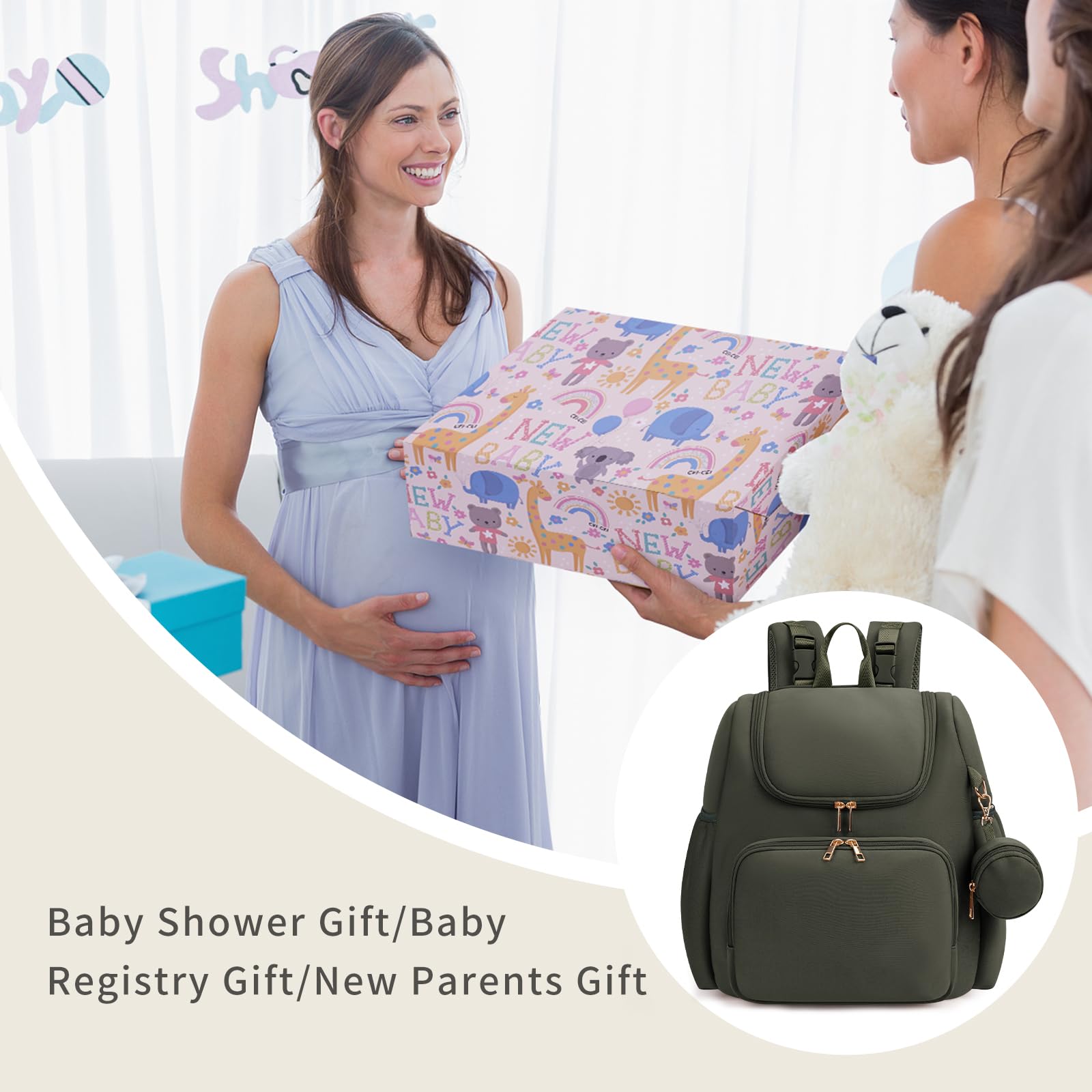 CEI-CEI CPC-certified neoprene diaper bag emphasizes safety and water resistance