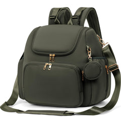 CEI-CEI neoprene diaper bag front view highlighting roomy organization for essentials