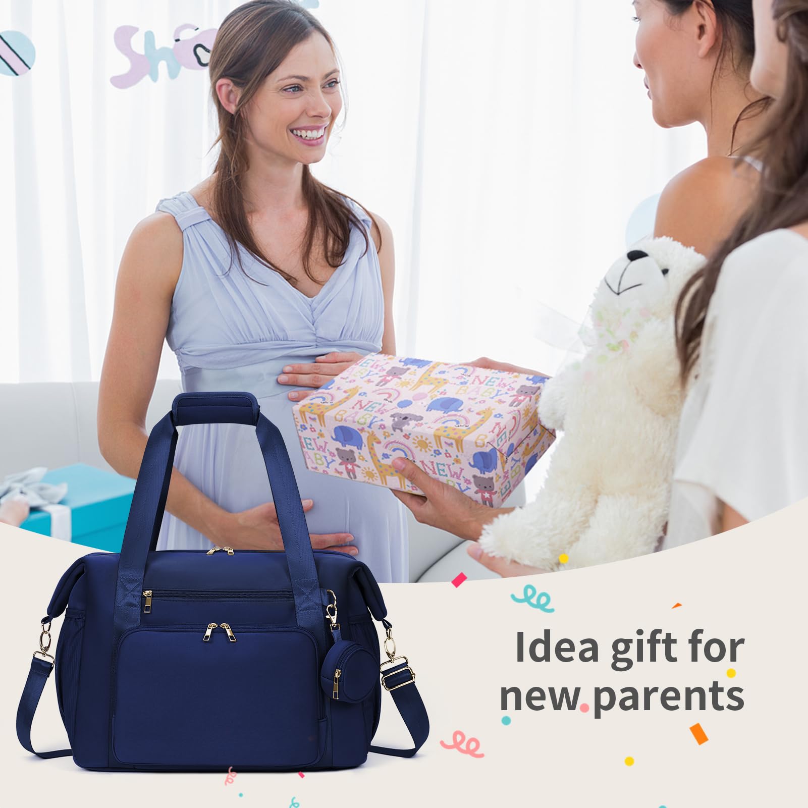 CEI-CEI neoprene bag tote with luggage strap simplifies travel and airport use.