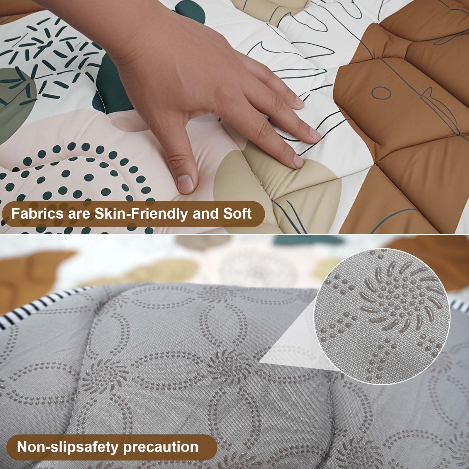 Ceinioc bohemian pattern design adds a stylish cozy play nook