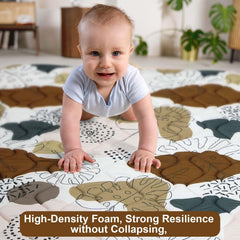 Ceinioc non-slip bottom keeps mat stable during play