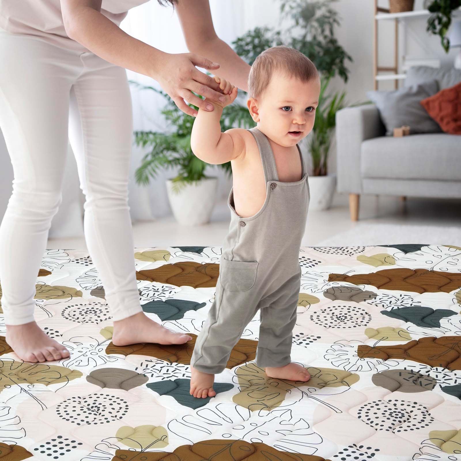 Ceinioc playroom setup featuring versatile mat in a kid-friendly space