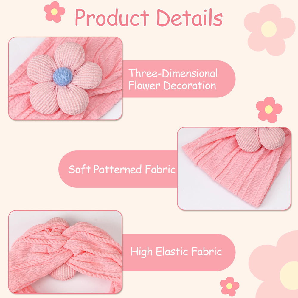 CÉLLOT daisy flower design headband adds cheerful style for photos.