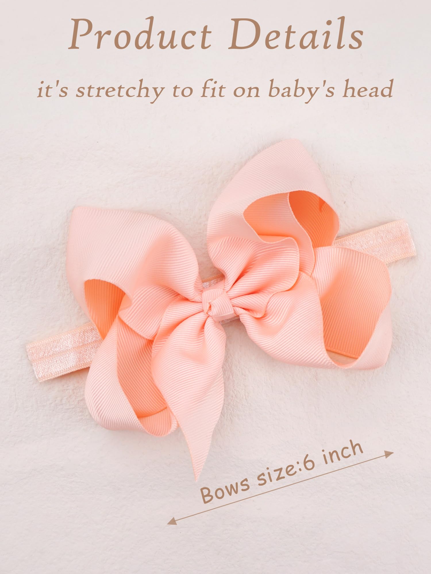 CellElection headbands on baby head demonstrating gentle elastic for comfortable all-day wear.