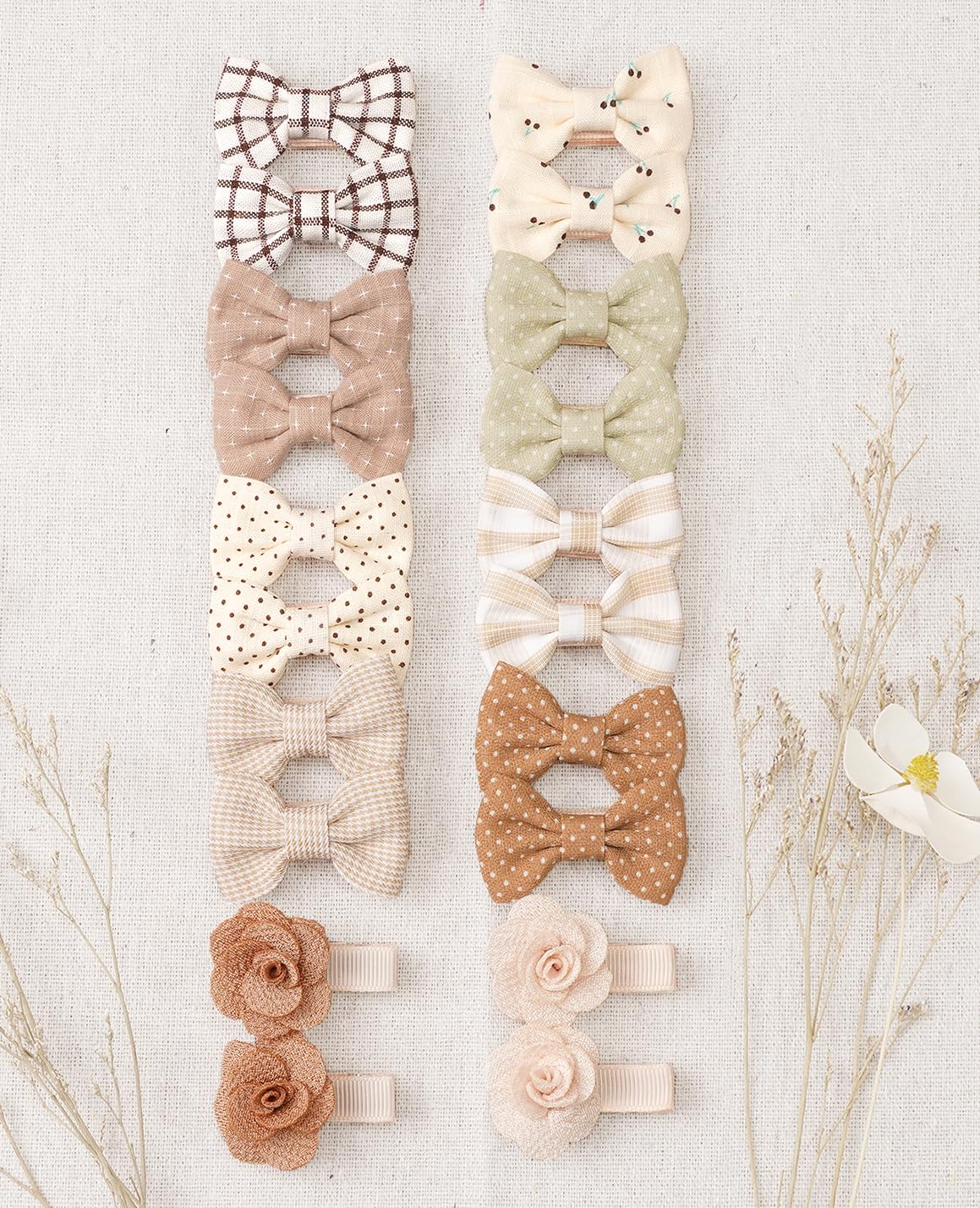 CellElection baby girls hair clip closeup highlights handmade craftsmanship and skin-friendly materials.