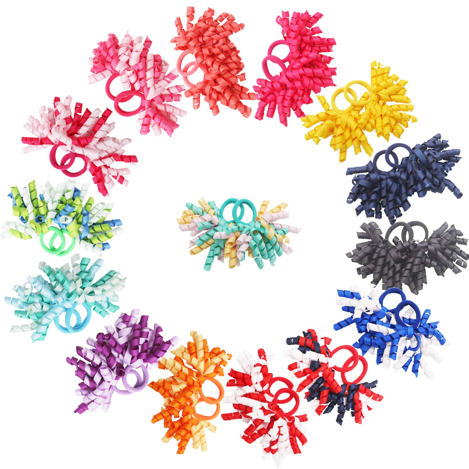 CellElection baby hair ties closeup showing durable grosgrain bows and elastic hold.