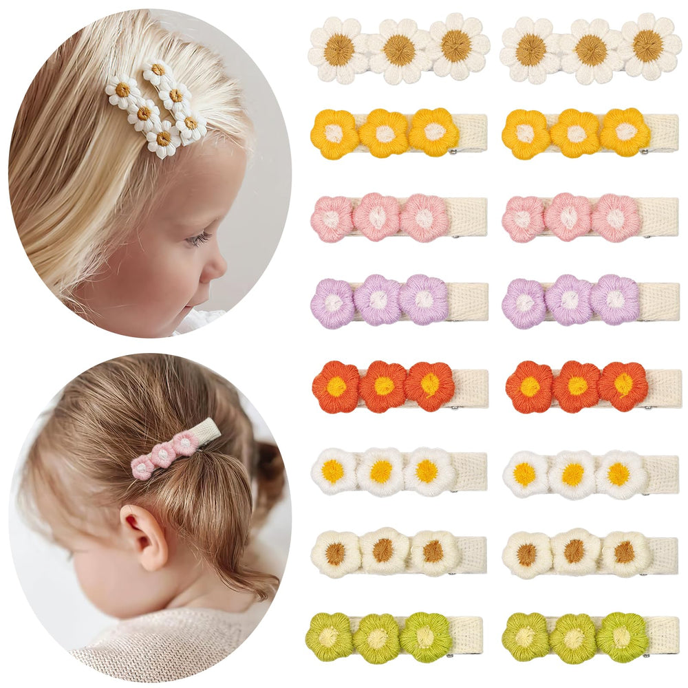 CellElection daisy hair clip fringe out of face keeps baby bangs tidy