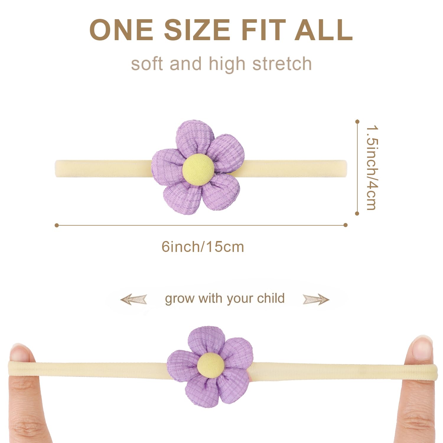 CellElection kids headbands in playful colors for photos and daily outfits.