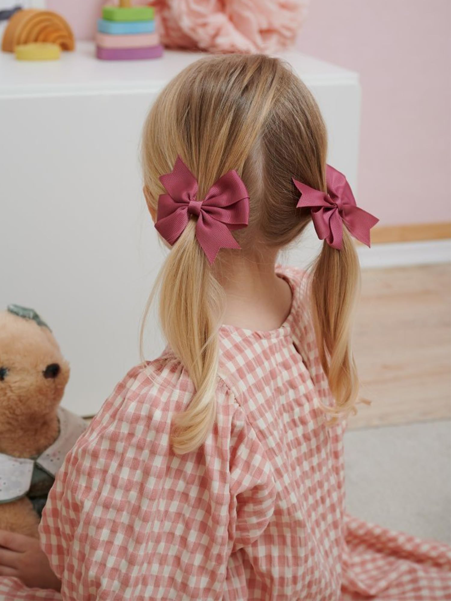 CellElection pinwheel bows closeup highlighting vibrant colors for kids.