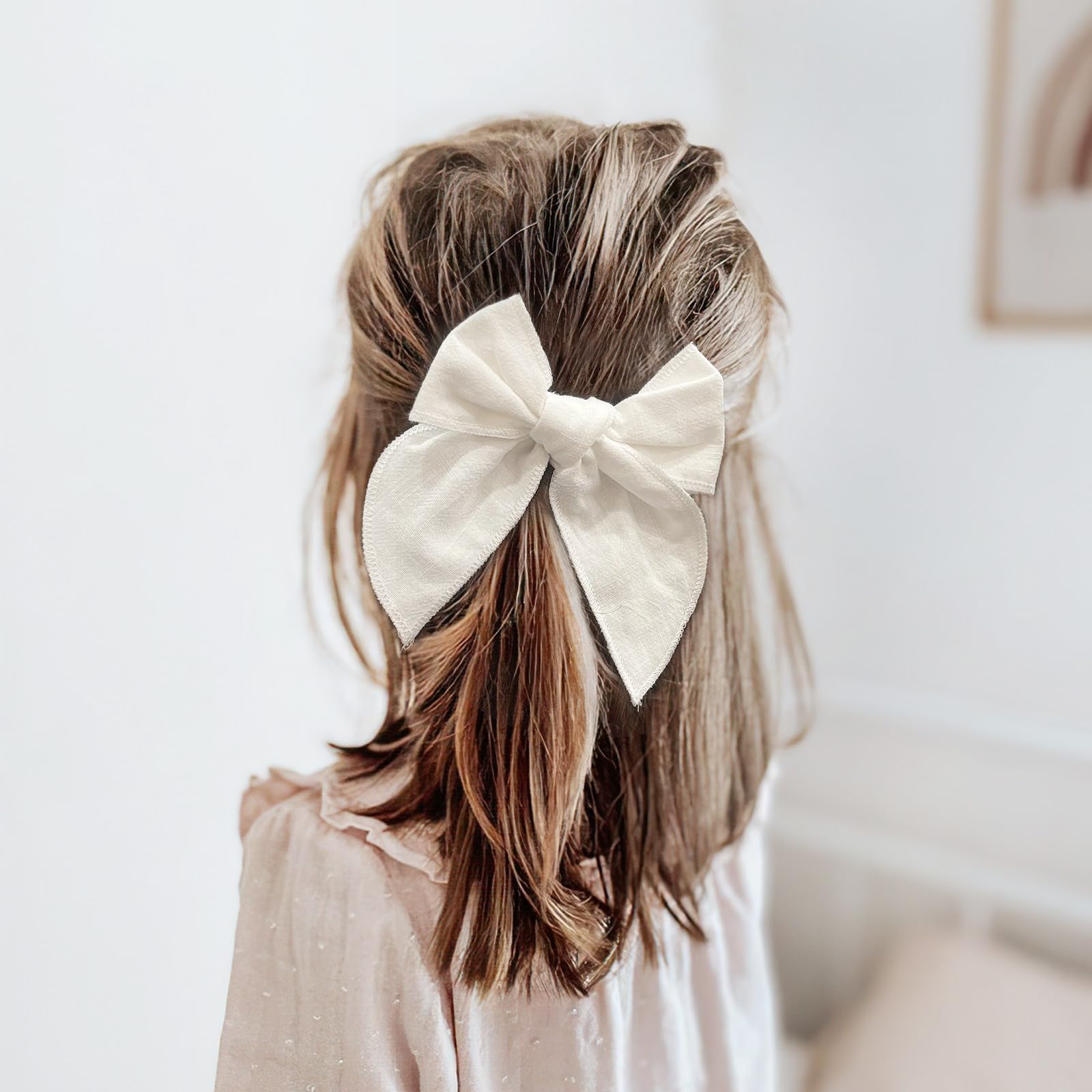 CellElection lightweight toddler bow ideal for half-up ponytails