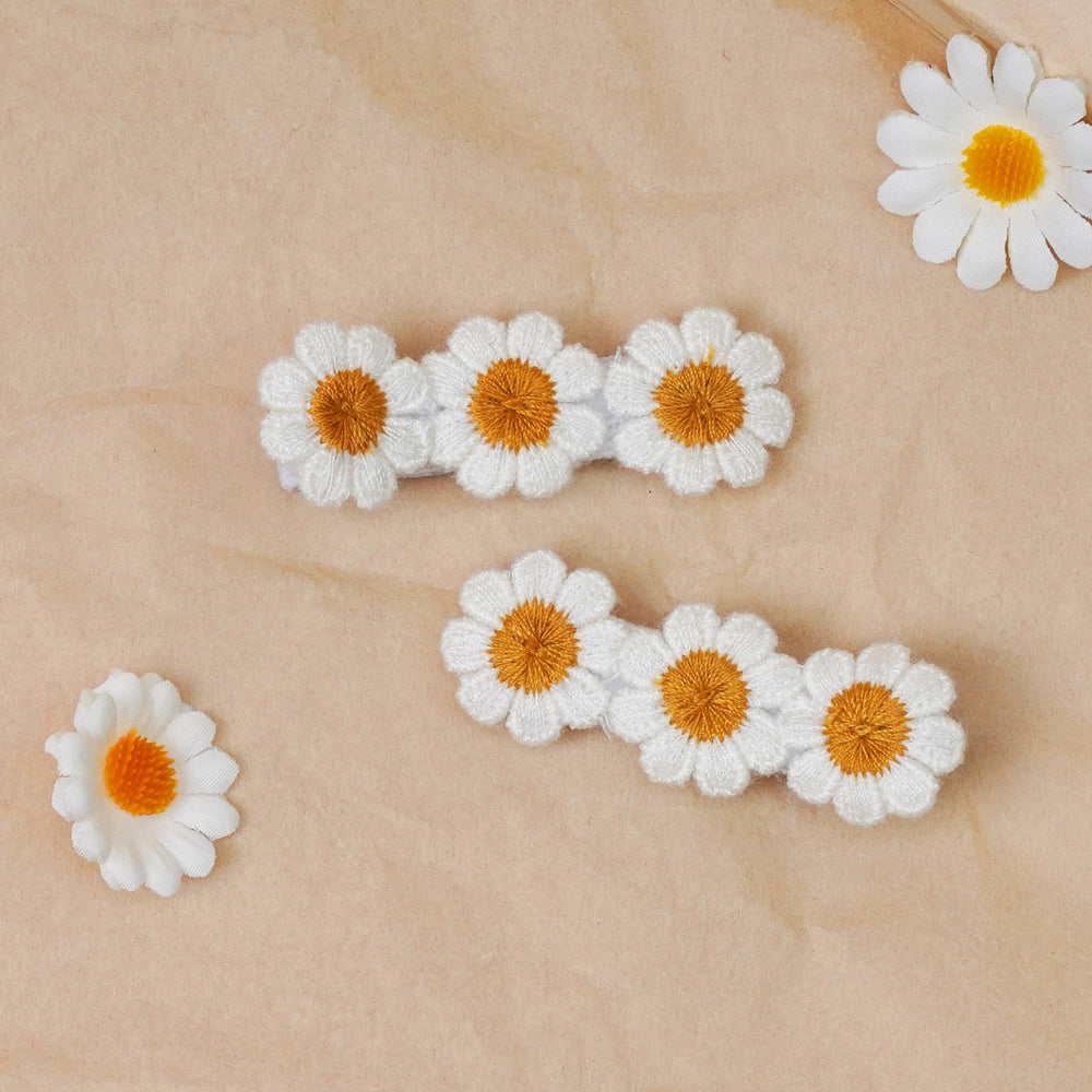 CellElection toddlers hair accessory soft fabric clip gentle on hair