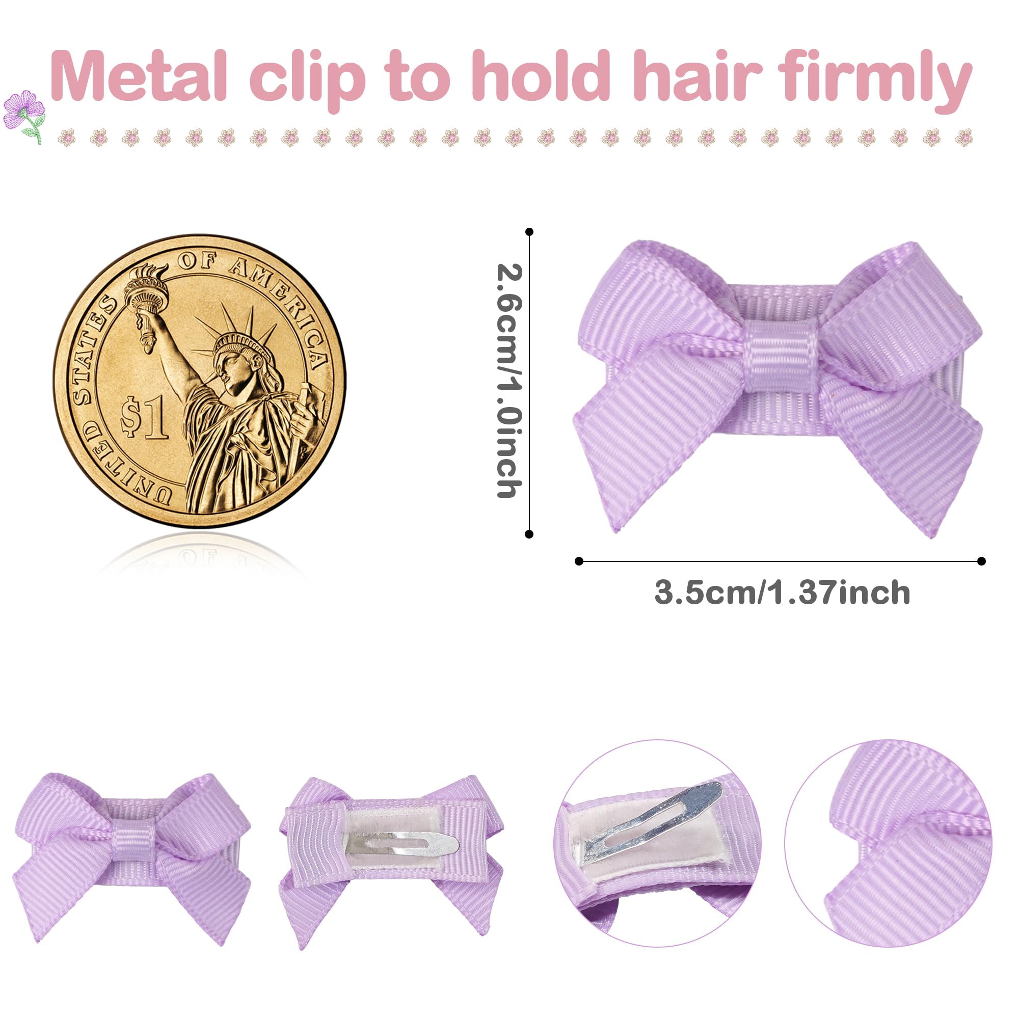 CellElection baby bow clip on hair demonstrates secure grip for newborn and infant hairstyles.