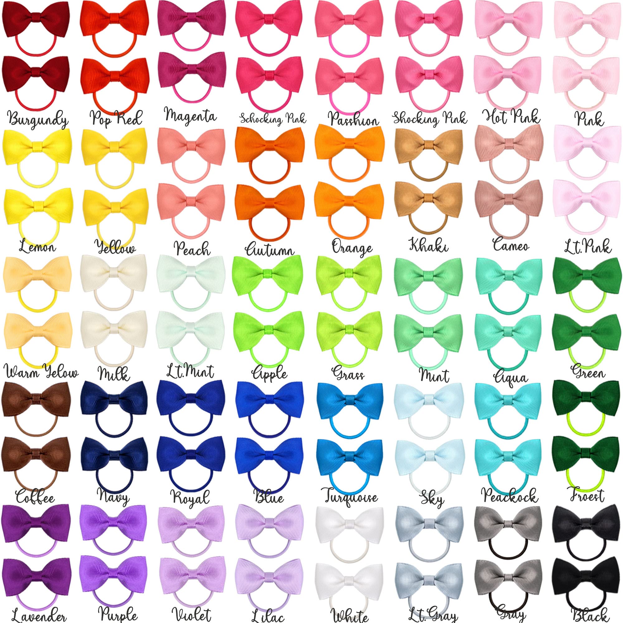 Celllot 2inch grosgrain bows closeup highlighting durable ribbon detail.