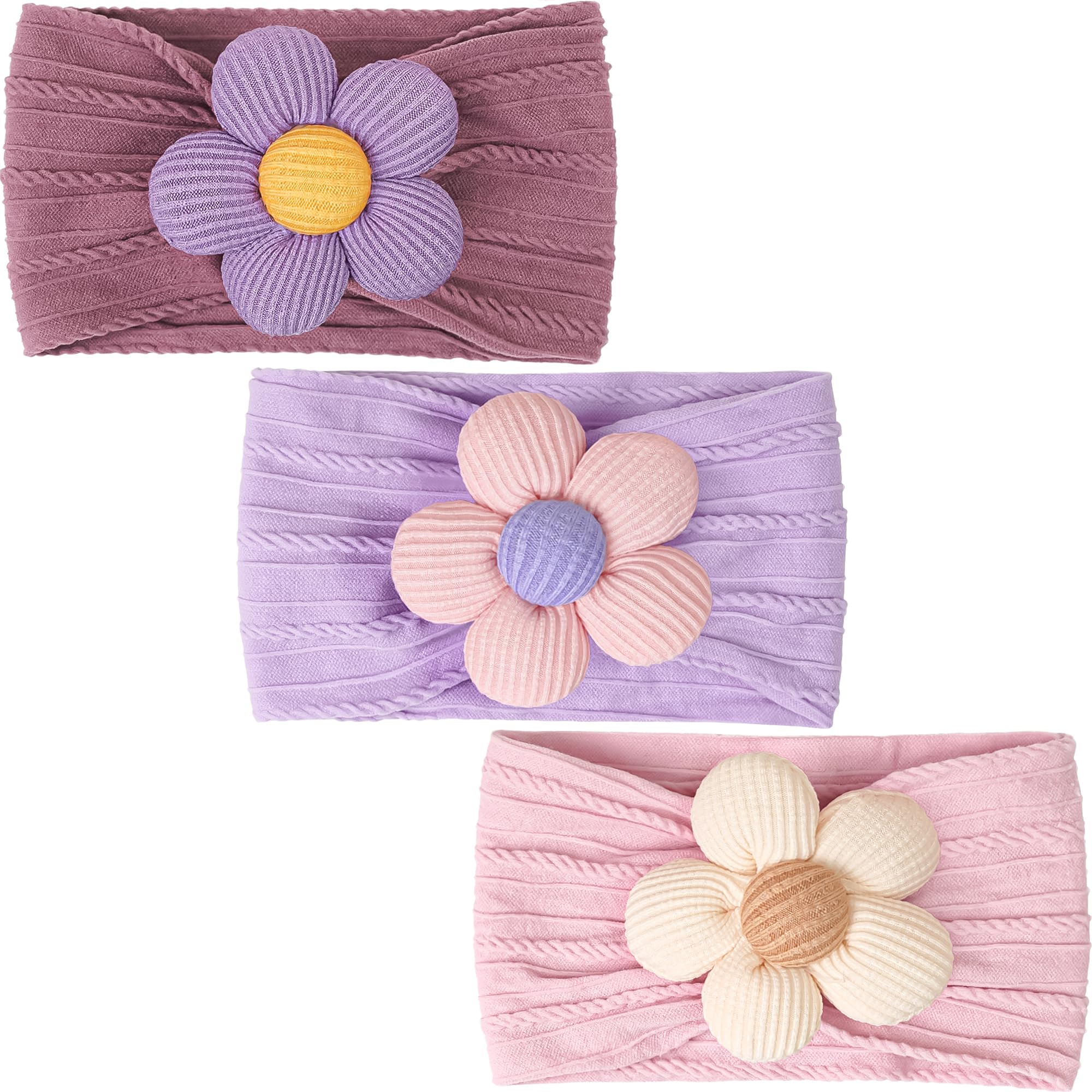 CÉLLOT baby flower headband cameo for easy outfit coordination
