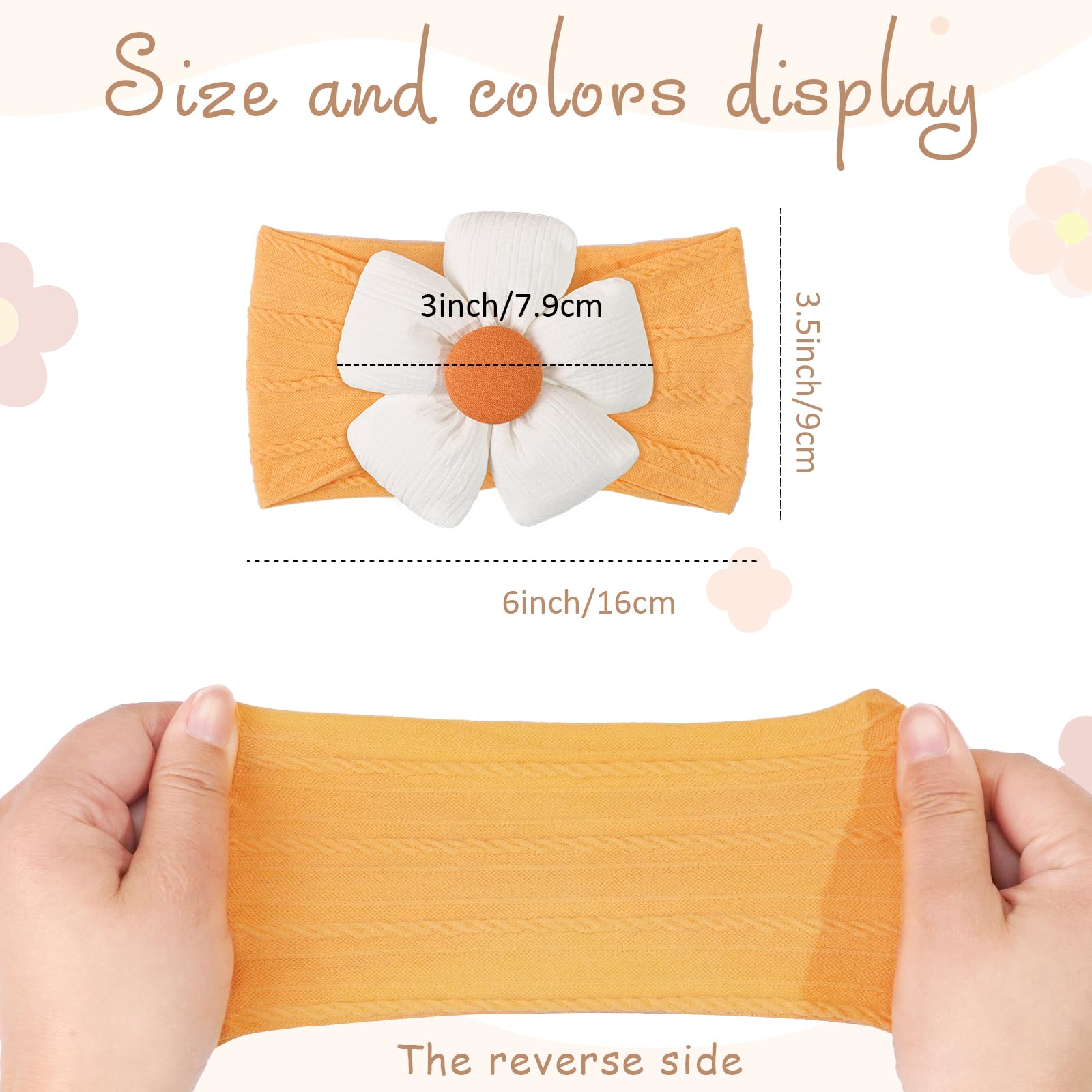 CellLot headbands on a baby head illustrate gentle grip for all-day use.