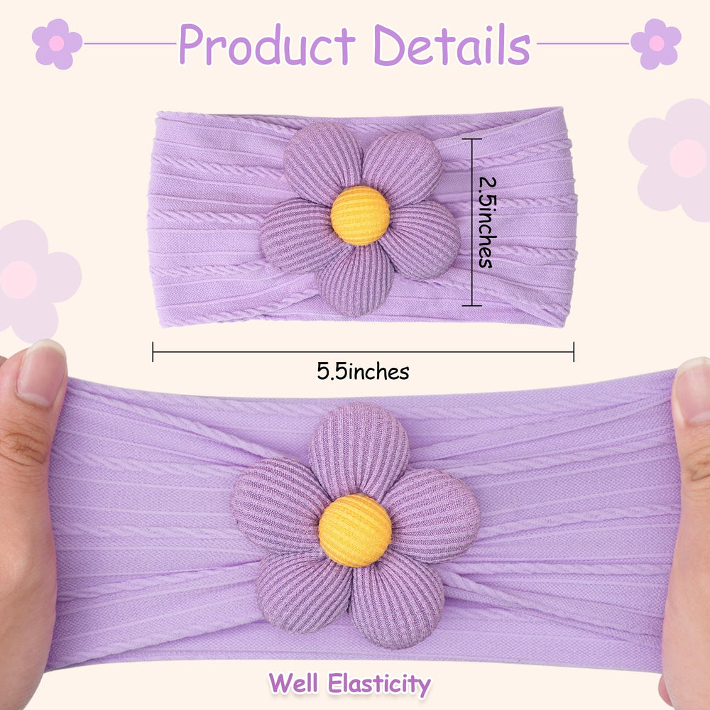 CÉLLOT flower headbands worn during photoshoot capture charming smiles