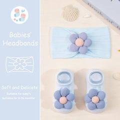 CÉLLOT baby socks non-slip white soft knit with grip