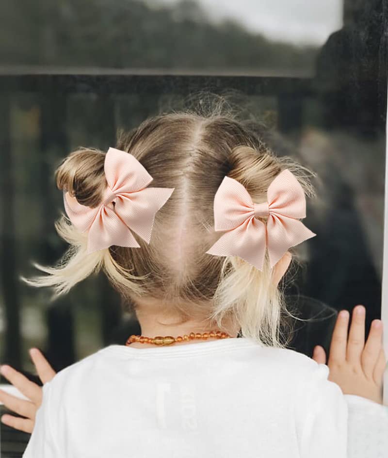 Celllot grosgrain ribbon bows feature 2.75 inch fork-tail design.