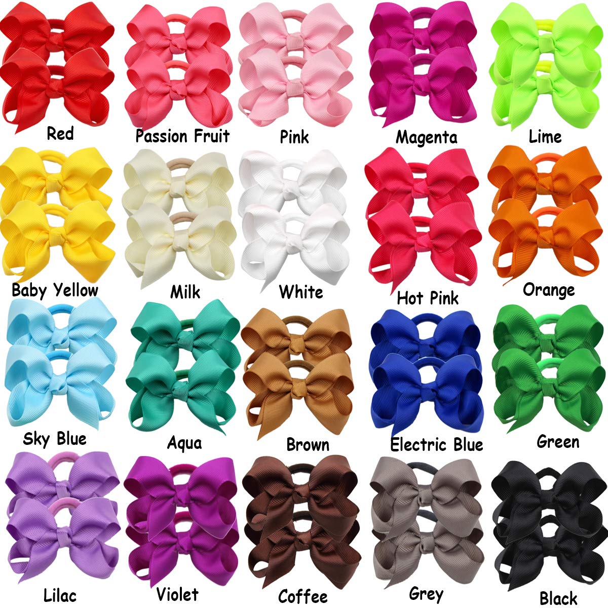 CÉLLOT boutique 3-inch pink hair bow with elastic tie perfect for daily outfits and photos.