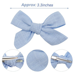 CÉLLOT bows 3.3-inch size ideal for pigtails and ponytails.