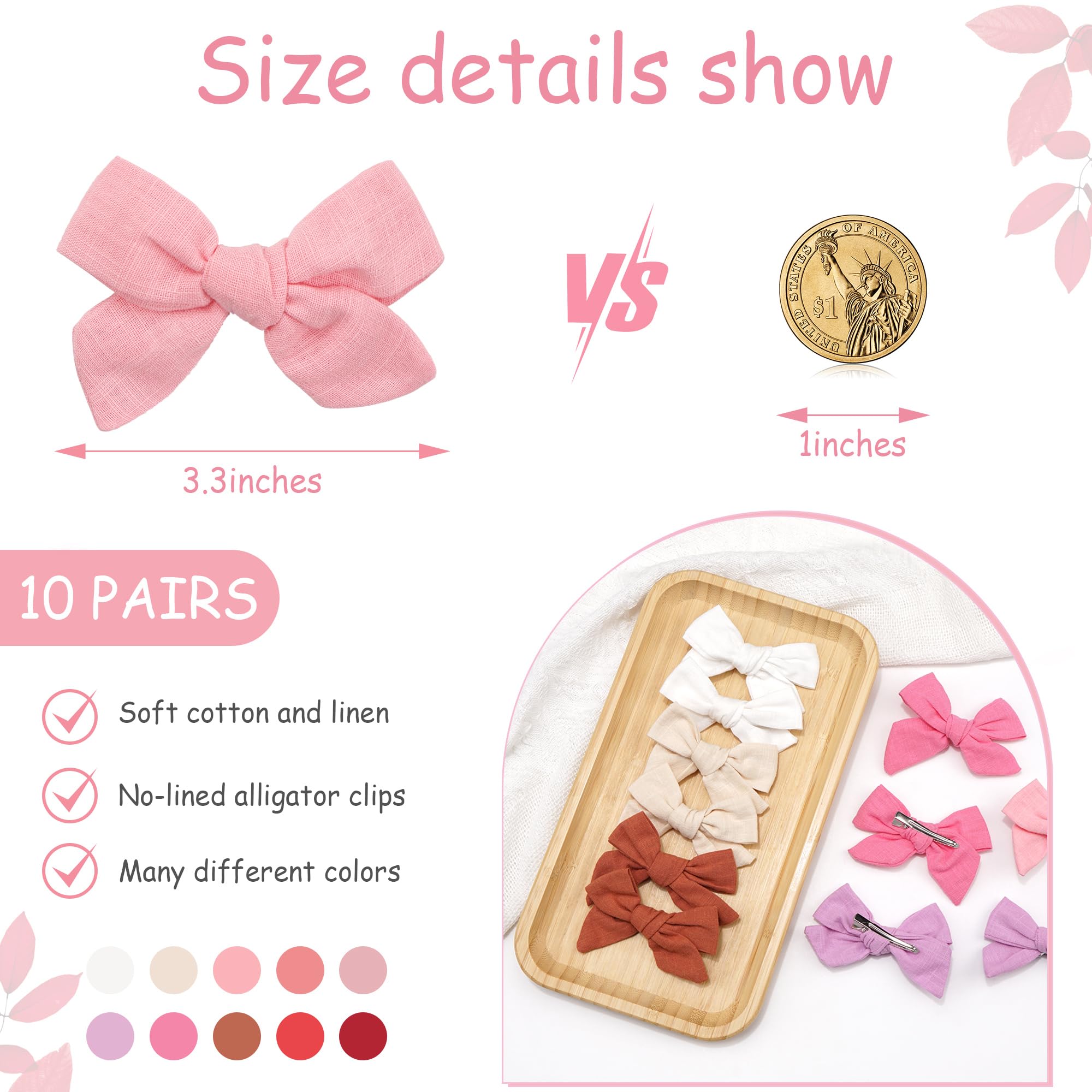 CÉLLOT pink alligator clip detail showing secure hold.