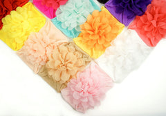 Celllot chiffon headbands with soft stretch fit, ideal for infants and toddlers' daily outfits.