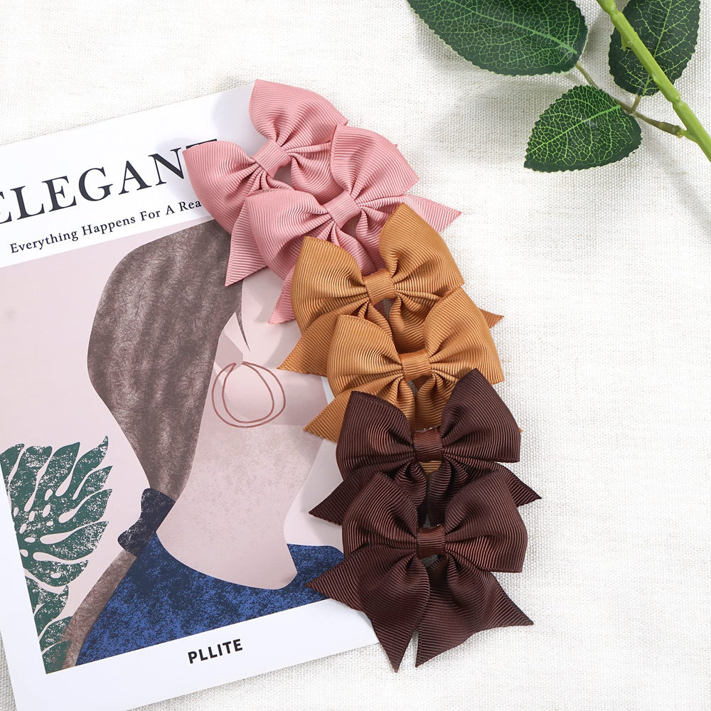 Celllot color variety bows with 20 colors for easy outfit matching.