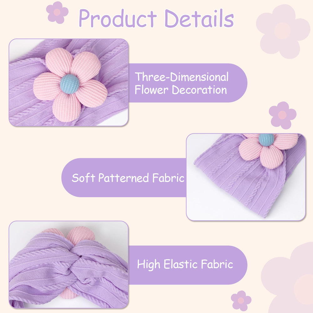 CÉLLOT daisy flower design headband maintains shape after washing