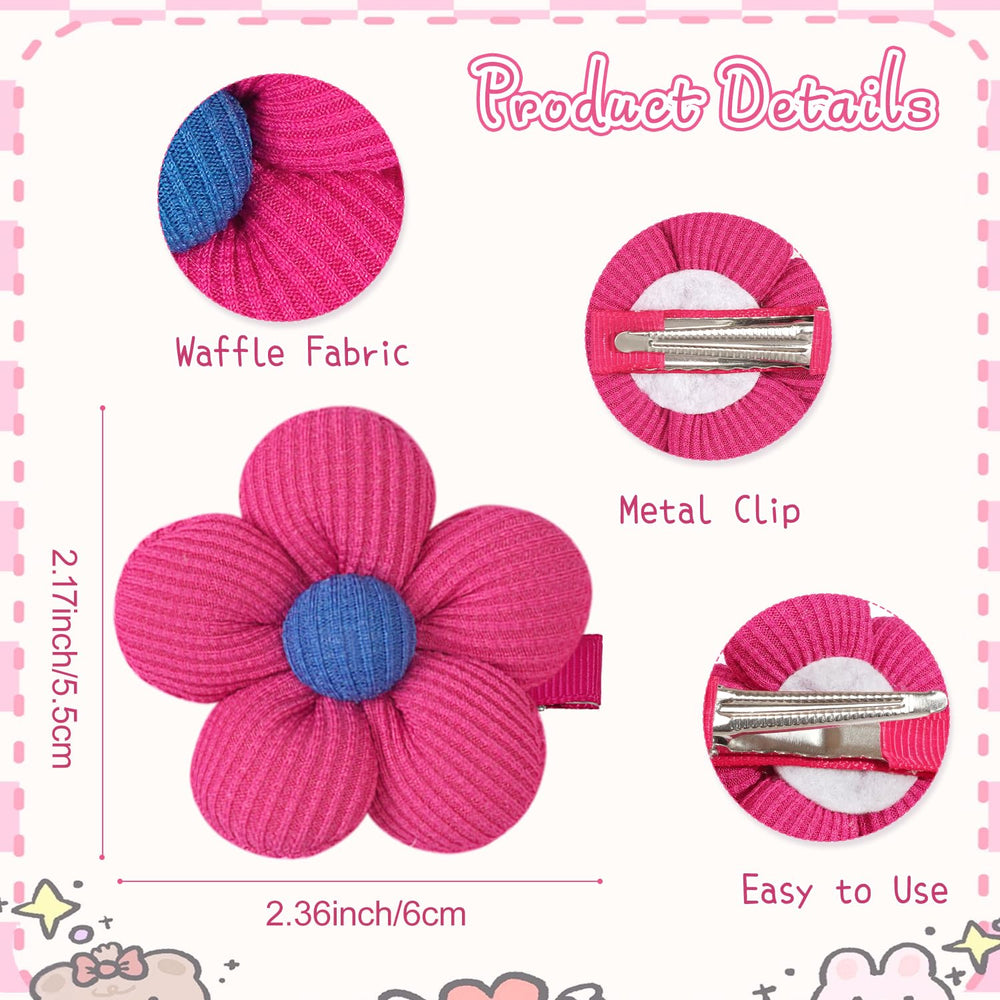 CÉLLOT orange flower hair clip pairs with outfits while staying put