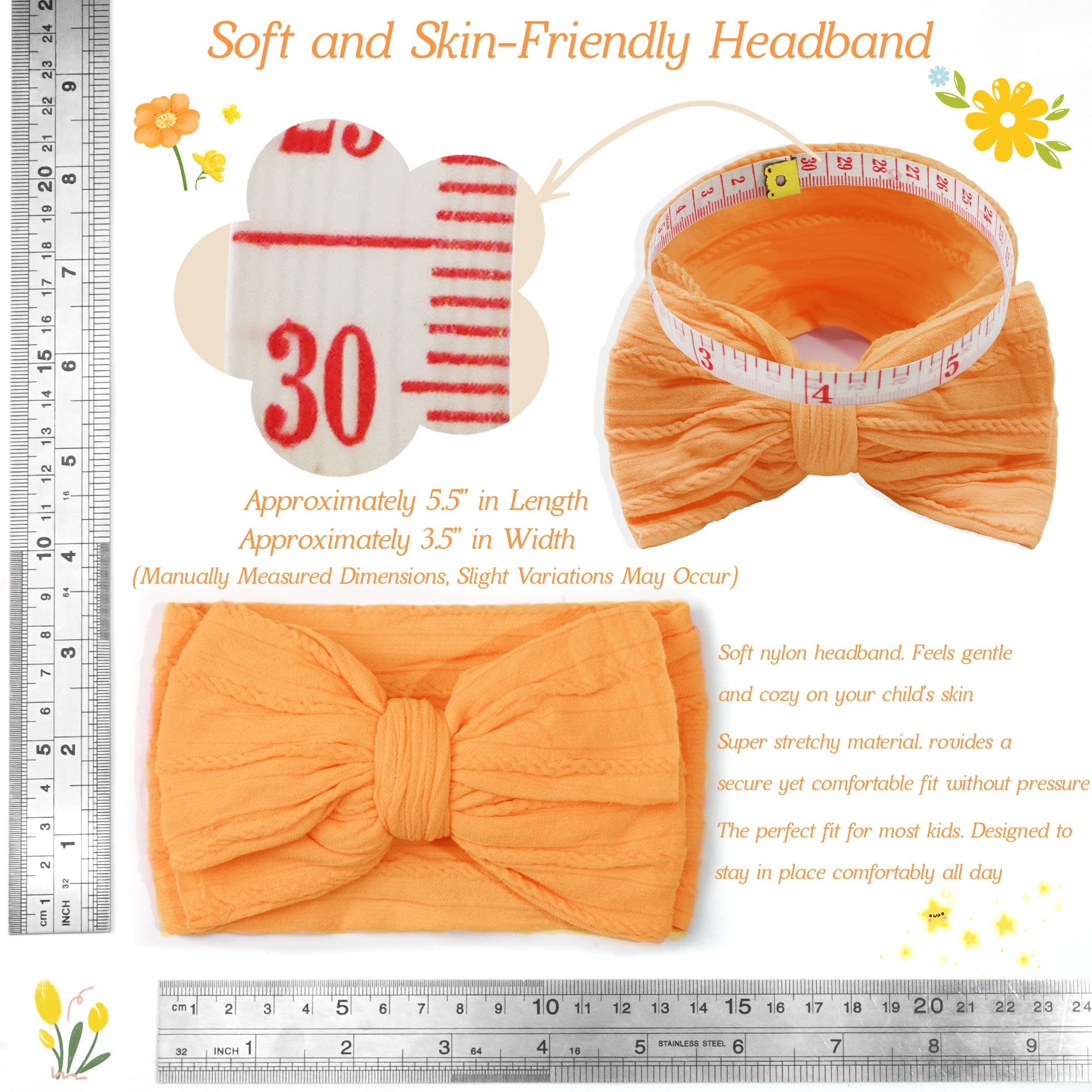 Celllot headband sky blue with lavender purple bows perfect for family photos