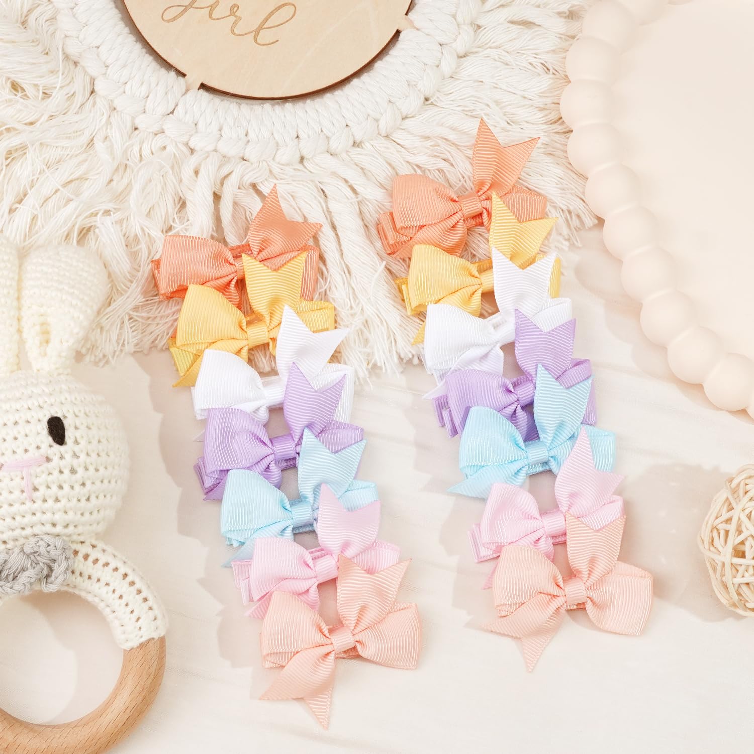 Celllot infant toddler hair accessory clip comfortable for all-day wear