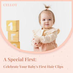 CÉLLOT mini bow clip closeup shows delicate 1.3 inch design.