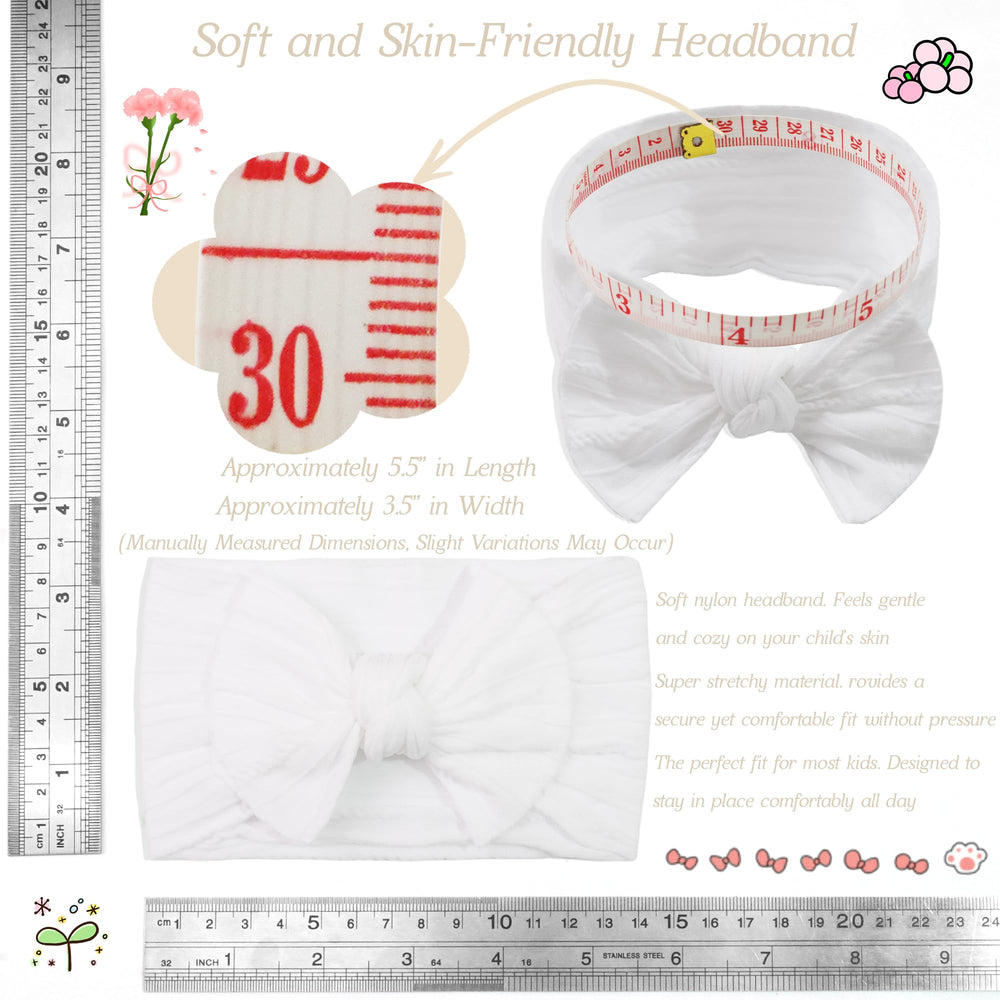 Celllot newborn to toddler headbands with bows fit many outfits for everyday wear.