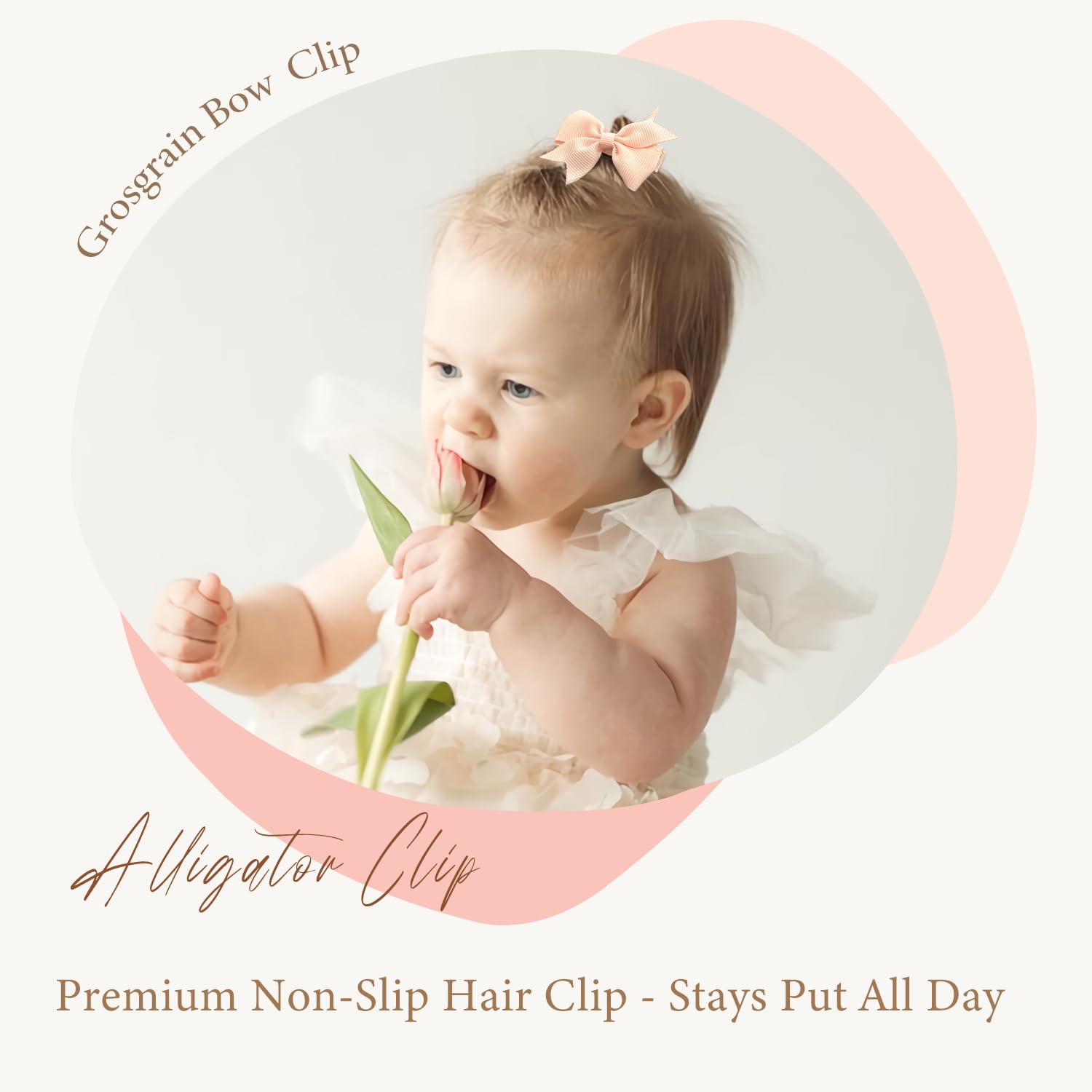 Celllot nonslip inner-mat clip demonstrates secure hold on fine hair