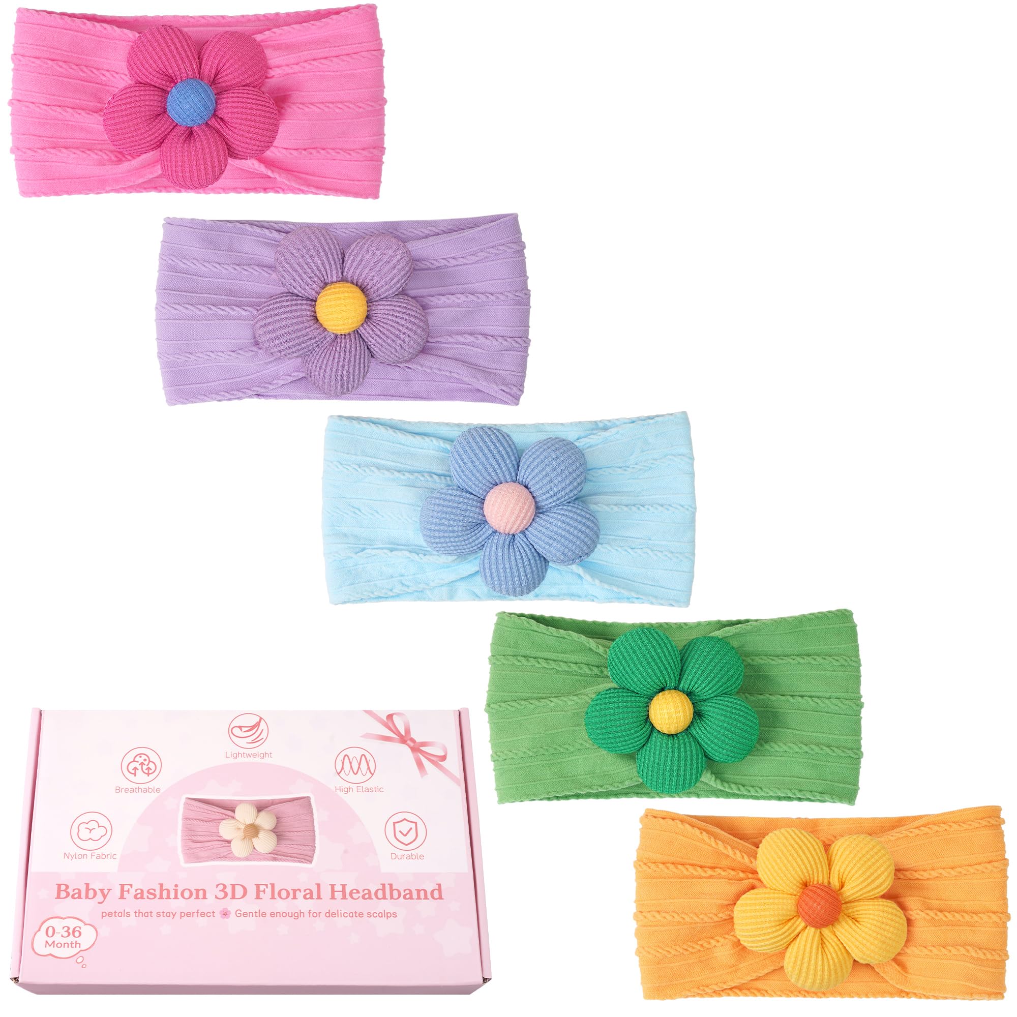 CÉLLOT nylon headband with soft elasticity avoids tightness and slipping