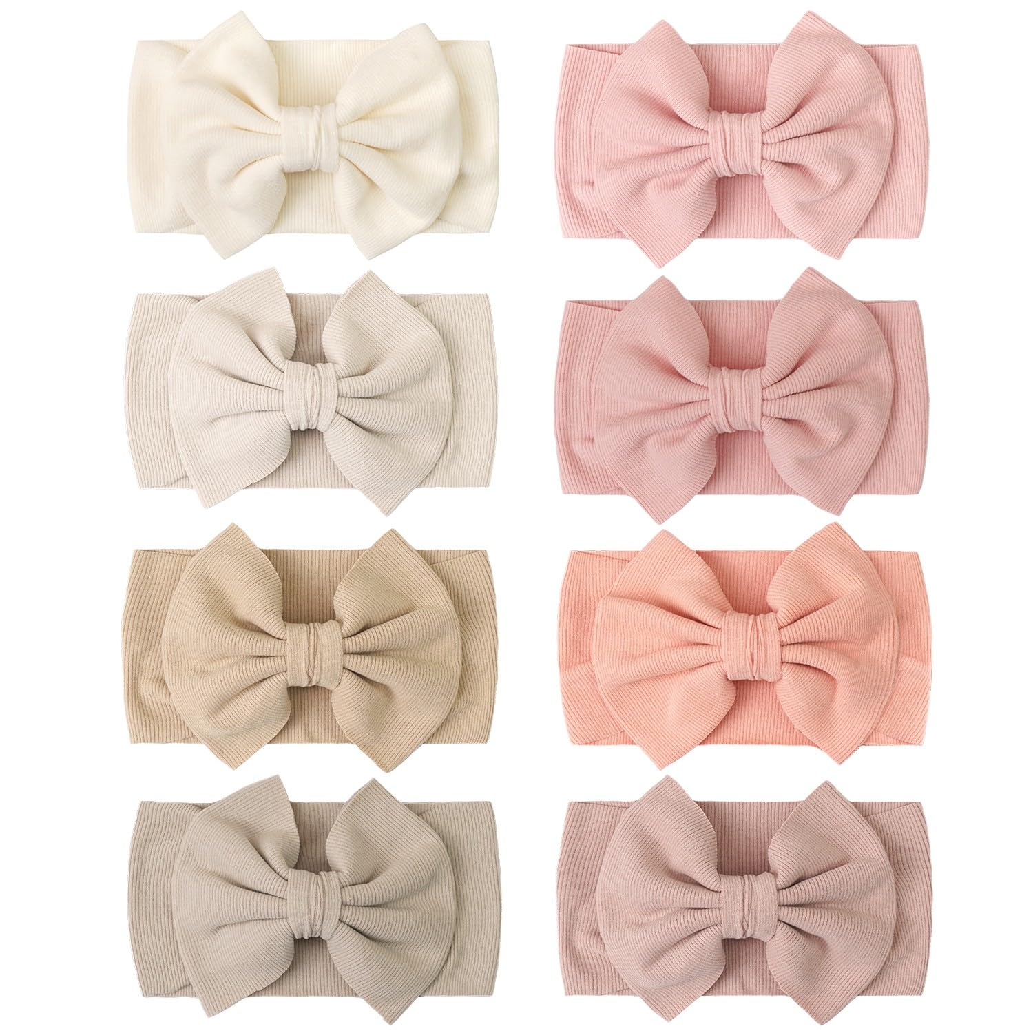 CÉLLOT soft nylon material headbands that stretch to grow with baby