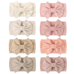 CÉLLOT soft nylon material headbands that stretch to grow with baby