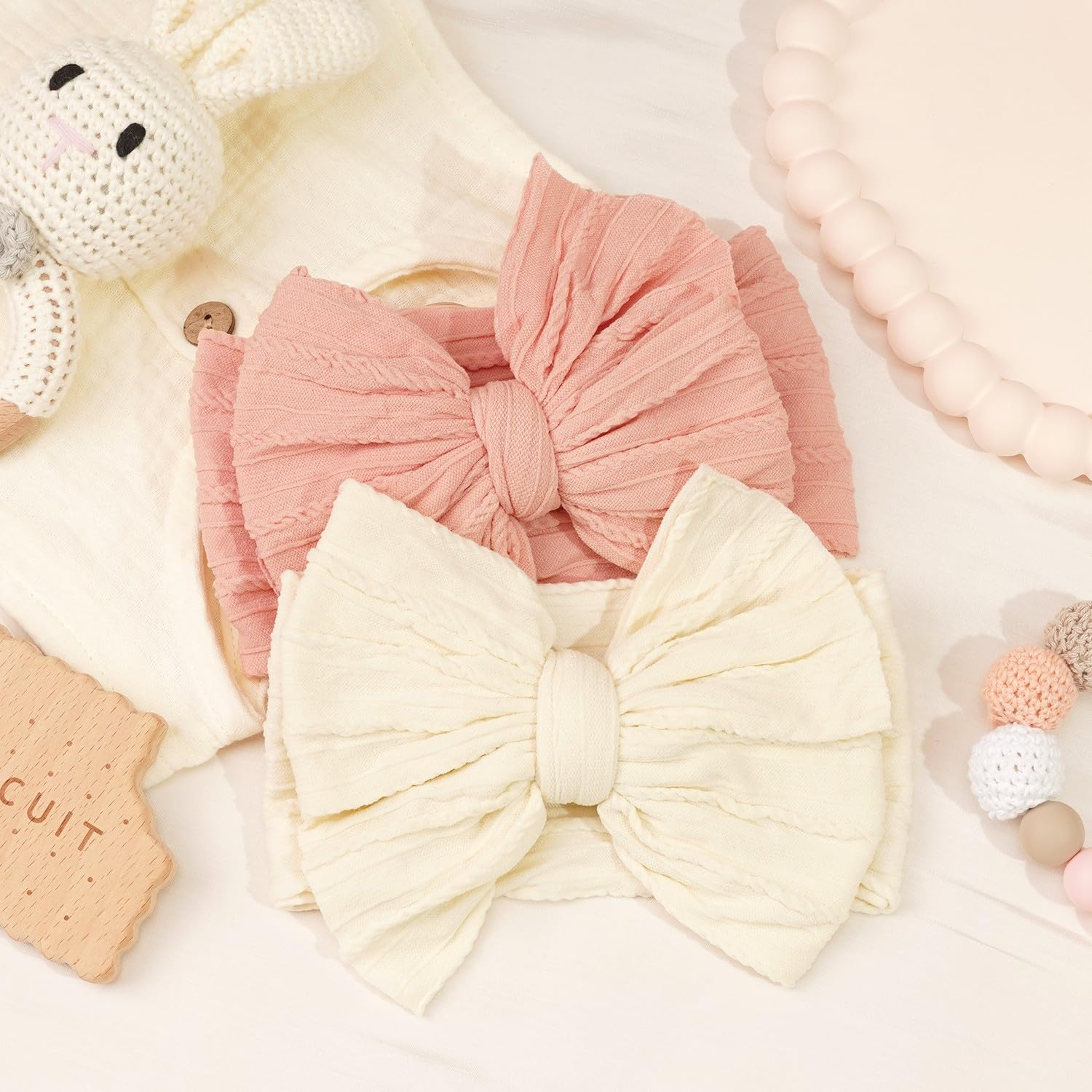 Celllot headband staying in place during active baby moments