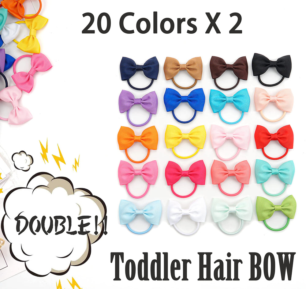 Celllot toddler bows 40 colors match every outfit and mood