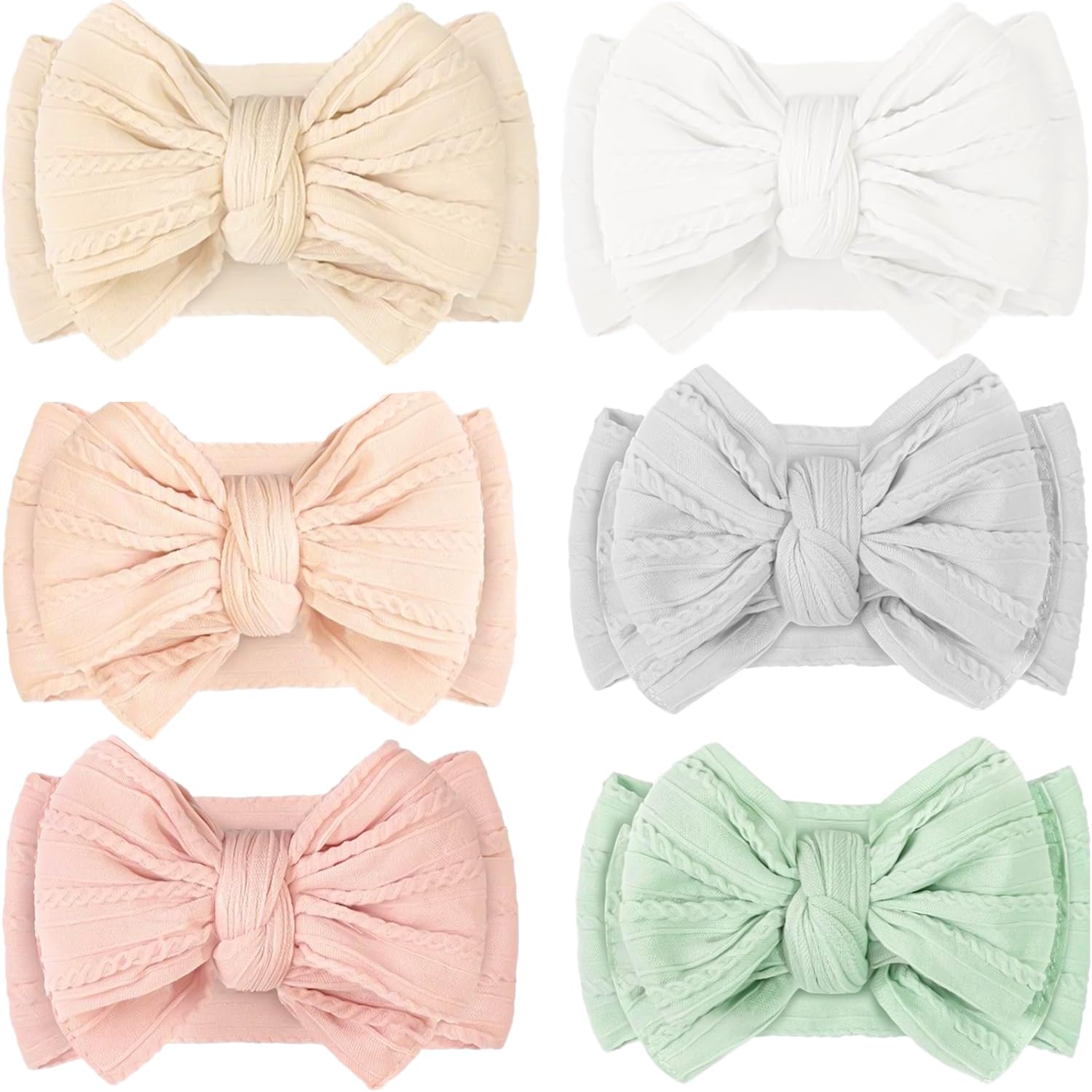 CELLOT nature color 8 nature color series headband on infant for photos.