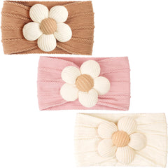 Cellot baby flower headband pink, soft stretch for comfortable photos and everyday outfits.