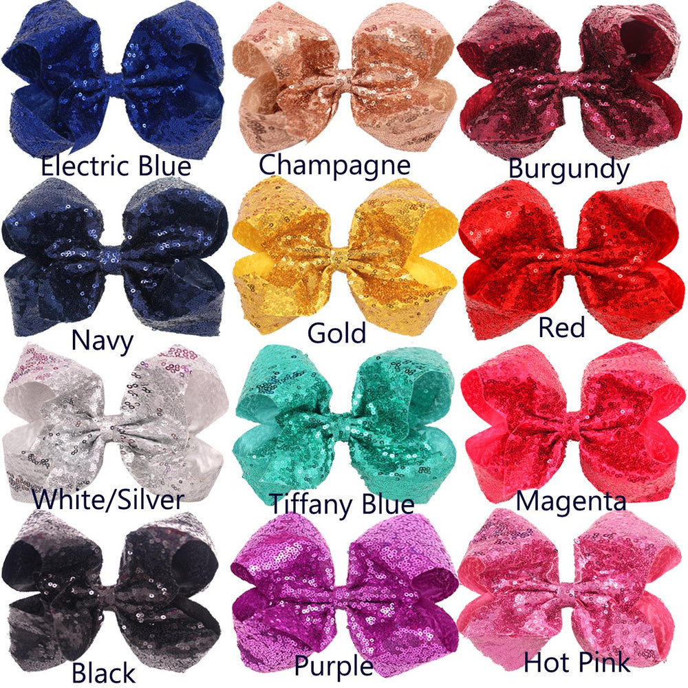 Cellot big bow clip alligator closeup ideal for party-ready hairstyles.